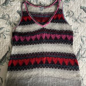 Delia’s Heart Knit Sweater Vest XL